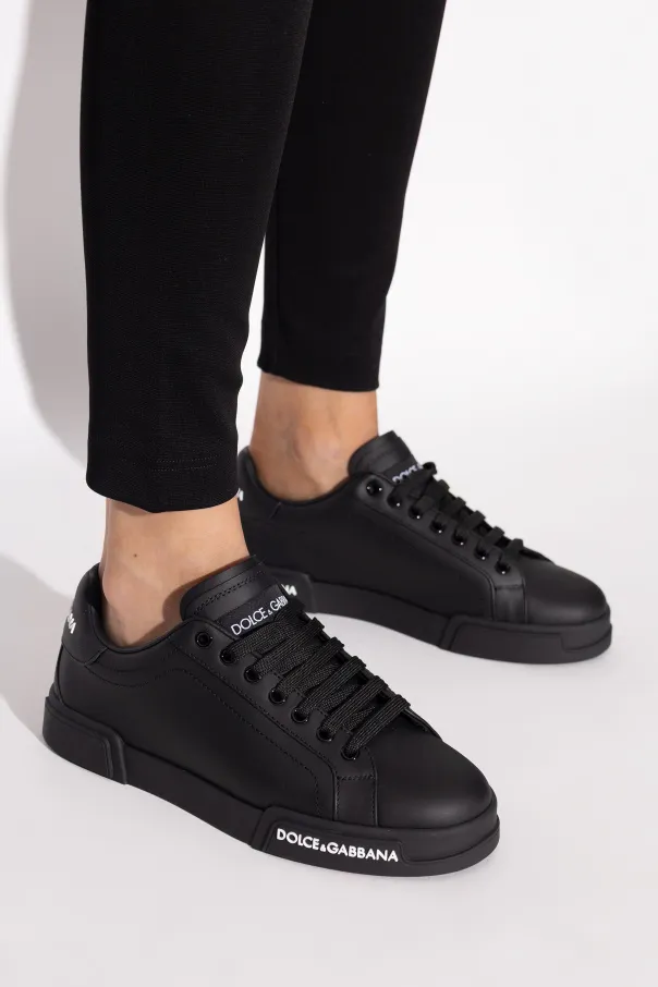 Logo Embossed Portofino Sneakers