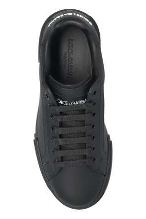 Logo Embossed Portofino Sneakers