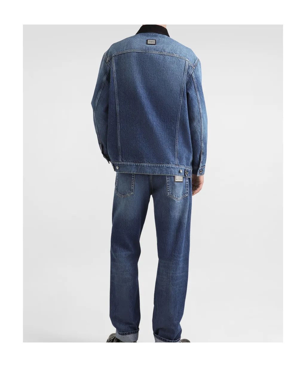 Logo Plaque Denim Jacket