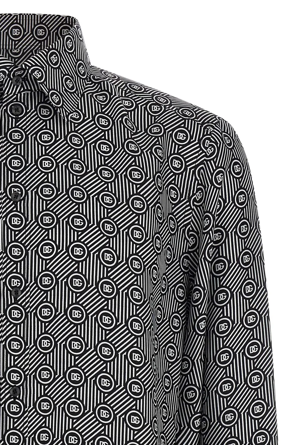 Geometric-Print Shirt
