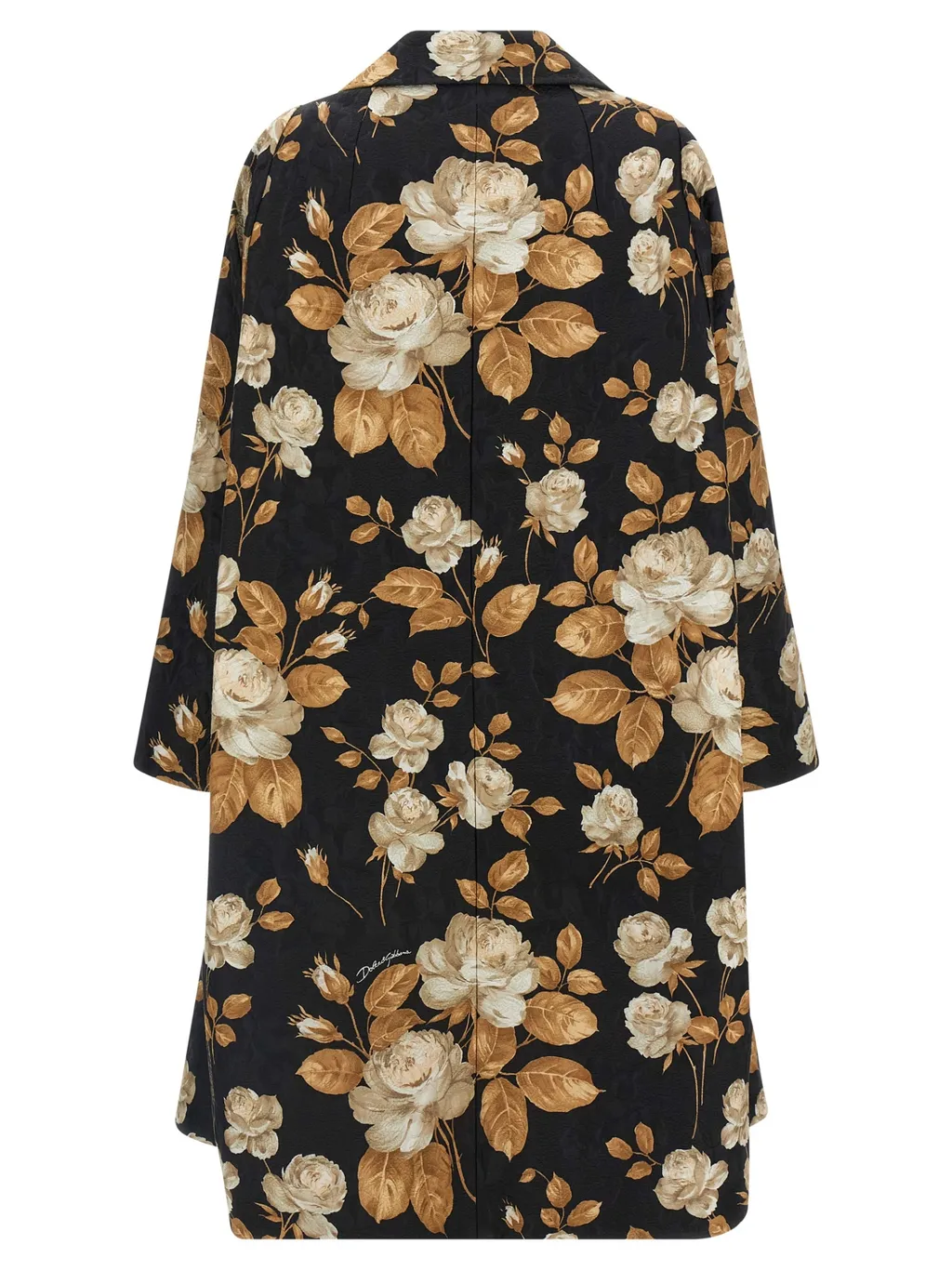 Rose-Print Coat