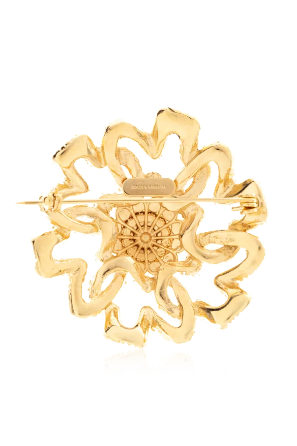 Floral-Motif Brooch