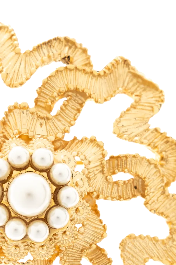 Floral-Motif Brooch