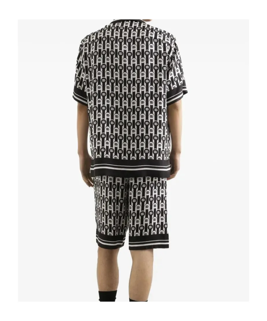 Logo-Print Patterned Shorts