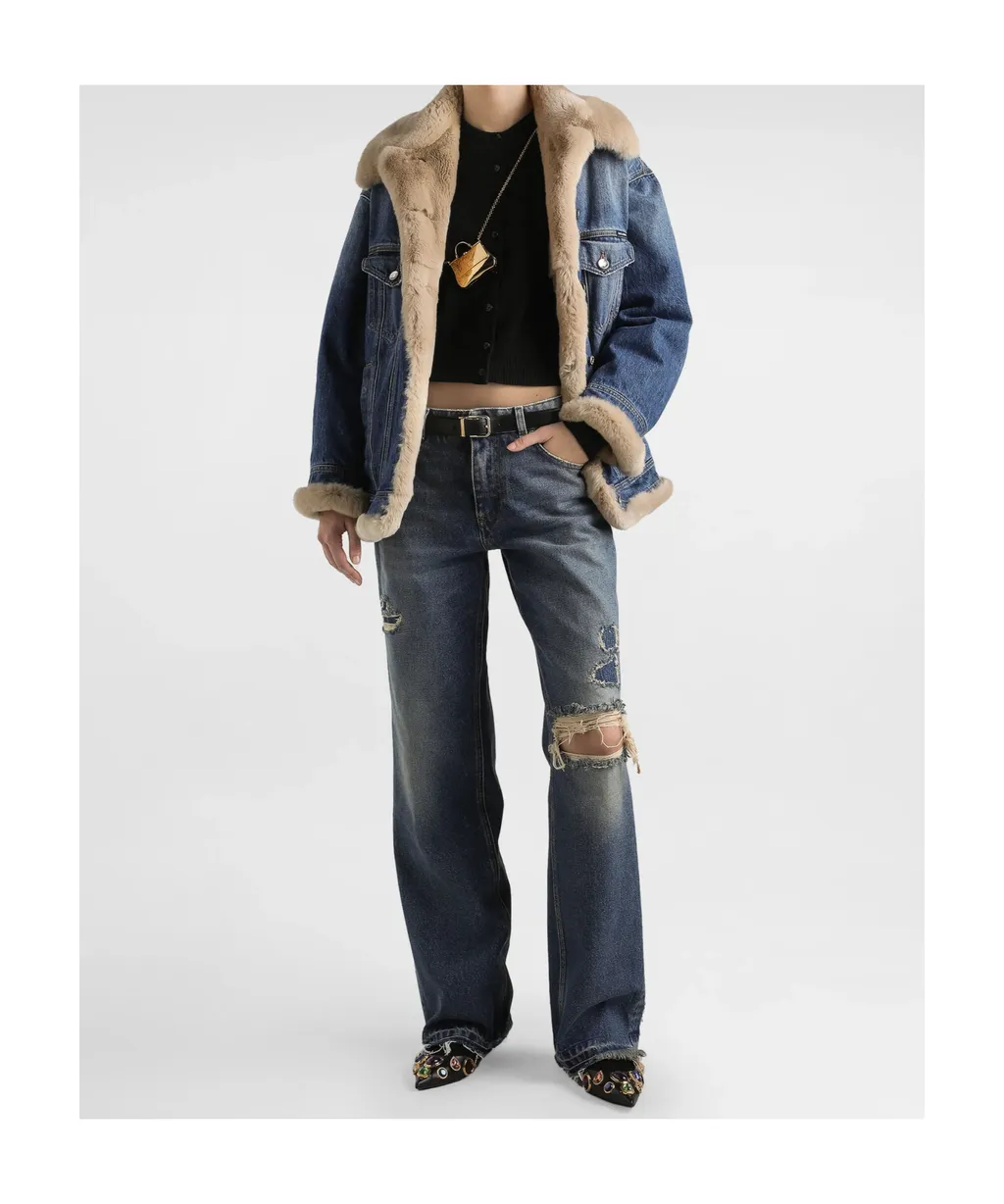 Button-Up Denim Jacket