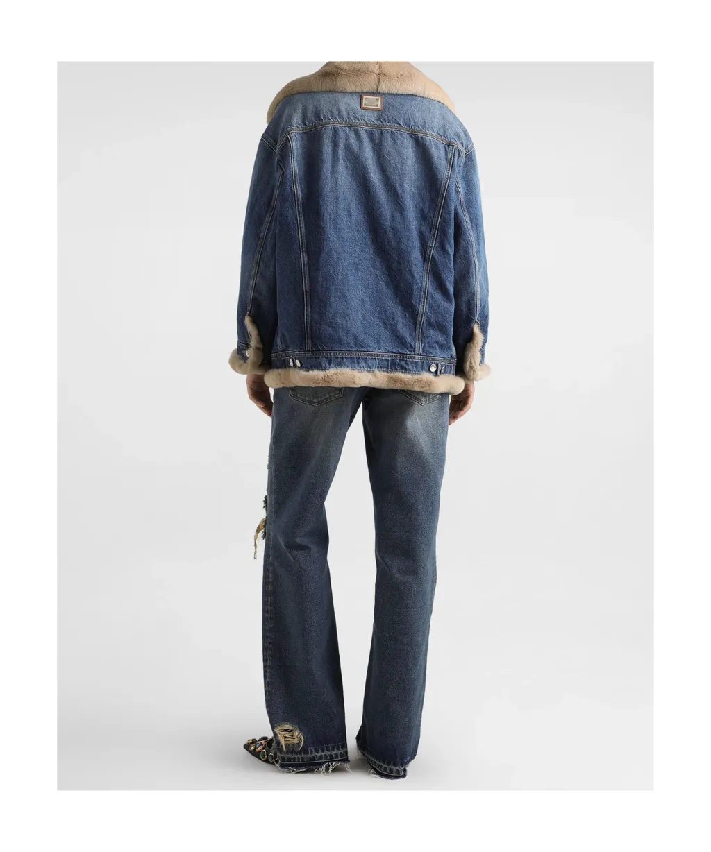 Button-Up Denim Jacket
