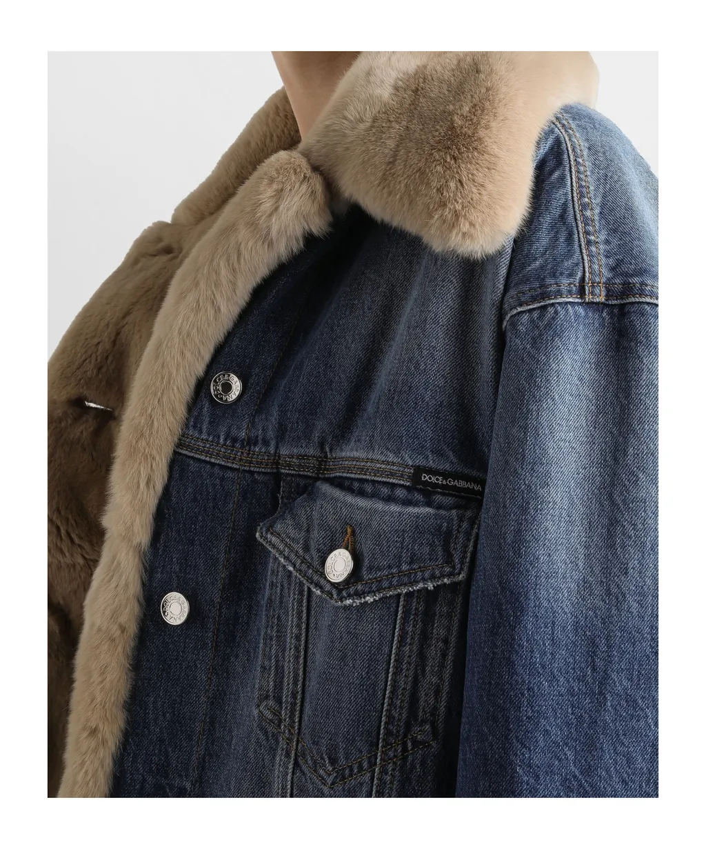 Button-Up Denim Jacket