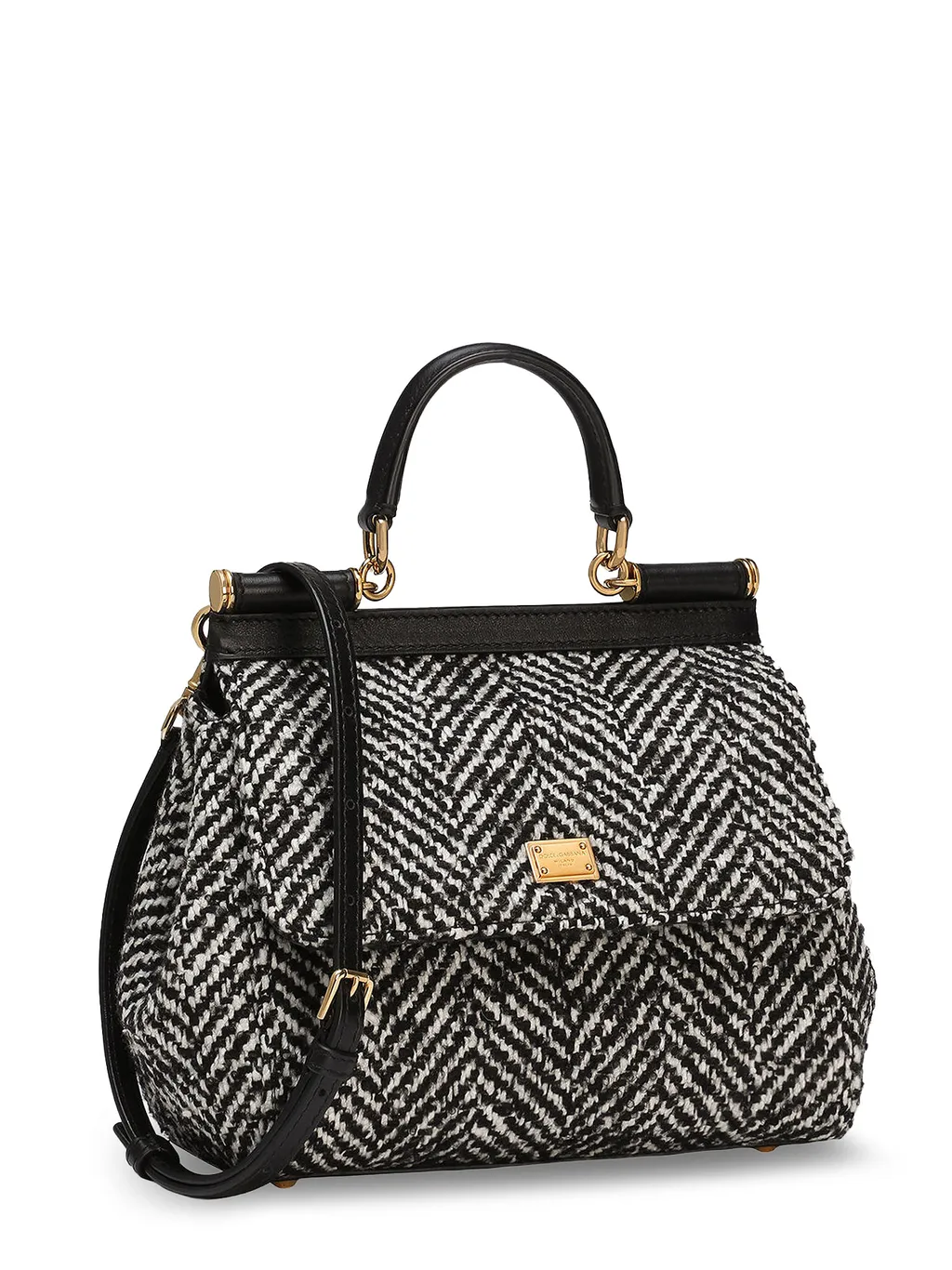 Sicily Medium Chevron Handbag