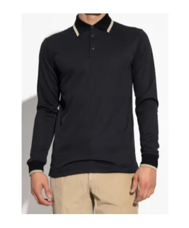 Long-Sleeved Polo Shirt