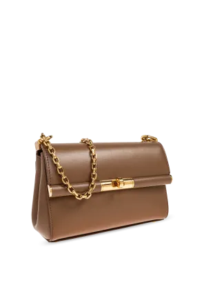 Mini Marlene City Chain-Strap Flap Tote Bag