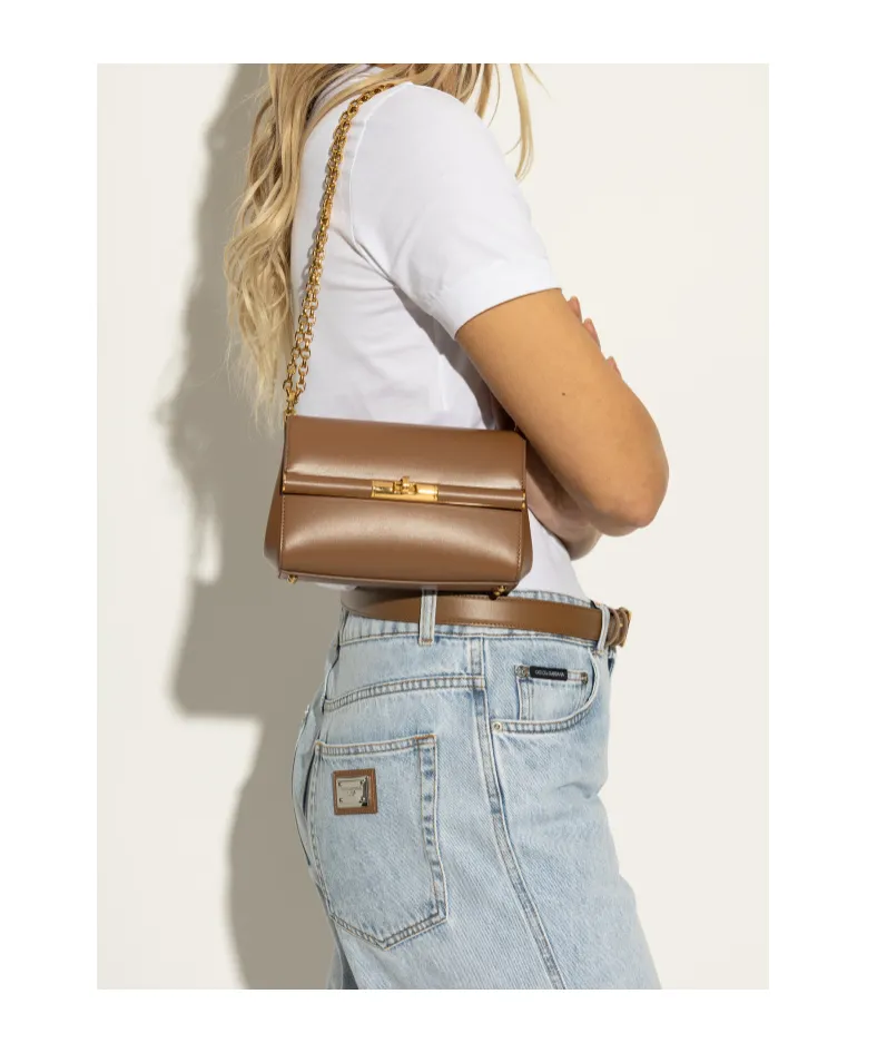 Mini Marlene City Chain-Strap Flap Tote Bag