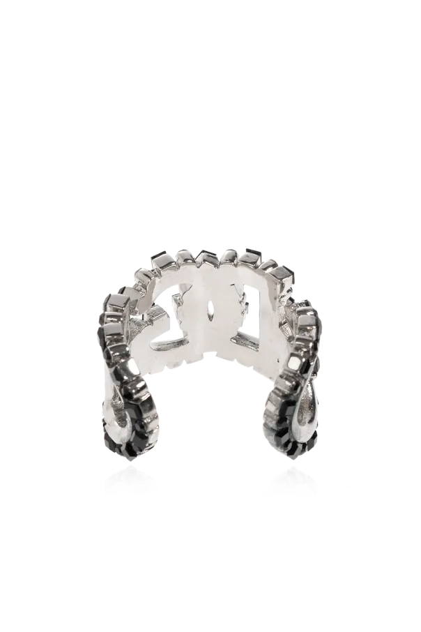 Dg Logo-Plaque Crystal Ring