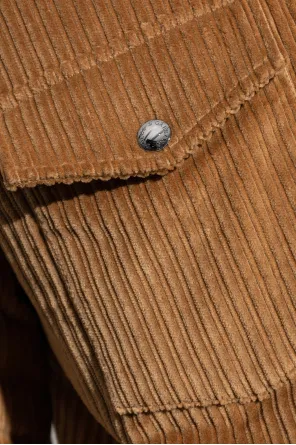 Corduroy Flap-Pocket Shirt Jacket