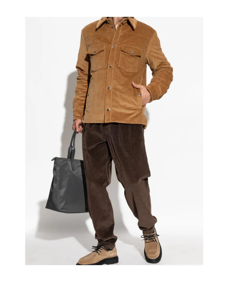 Corduroy Flap-Pocket Shirt Jacket