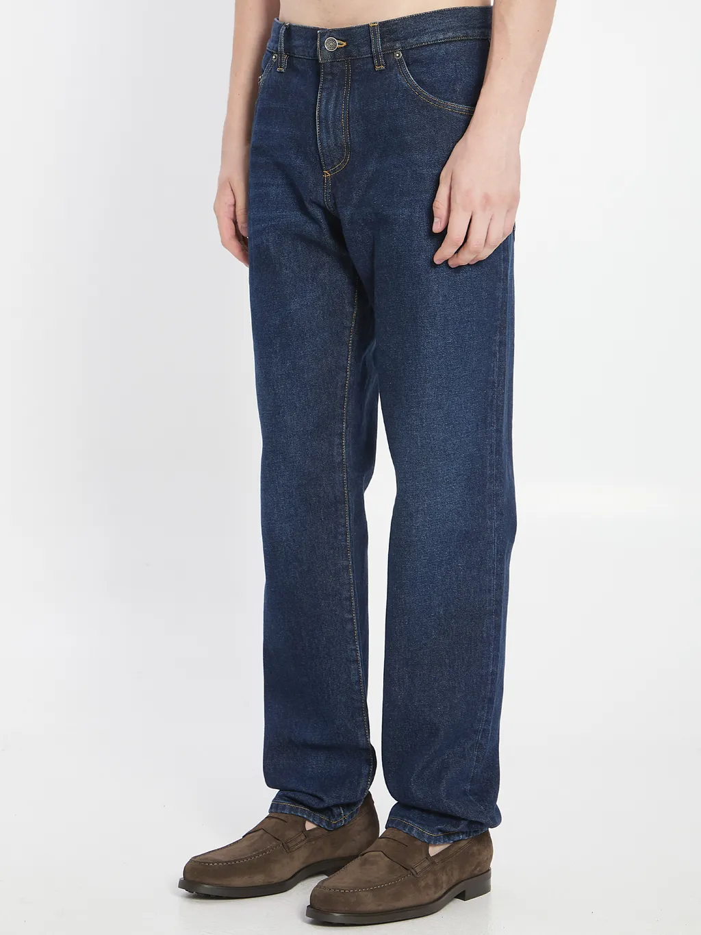 Cotton Five-Pocket Jeans
