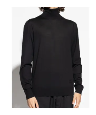 Logo-Detail Turtleneck Sweater