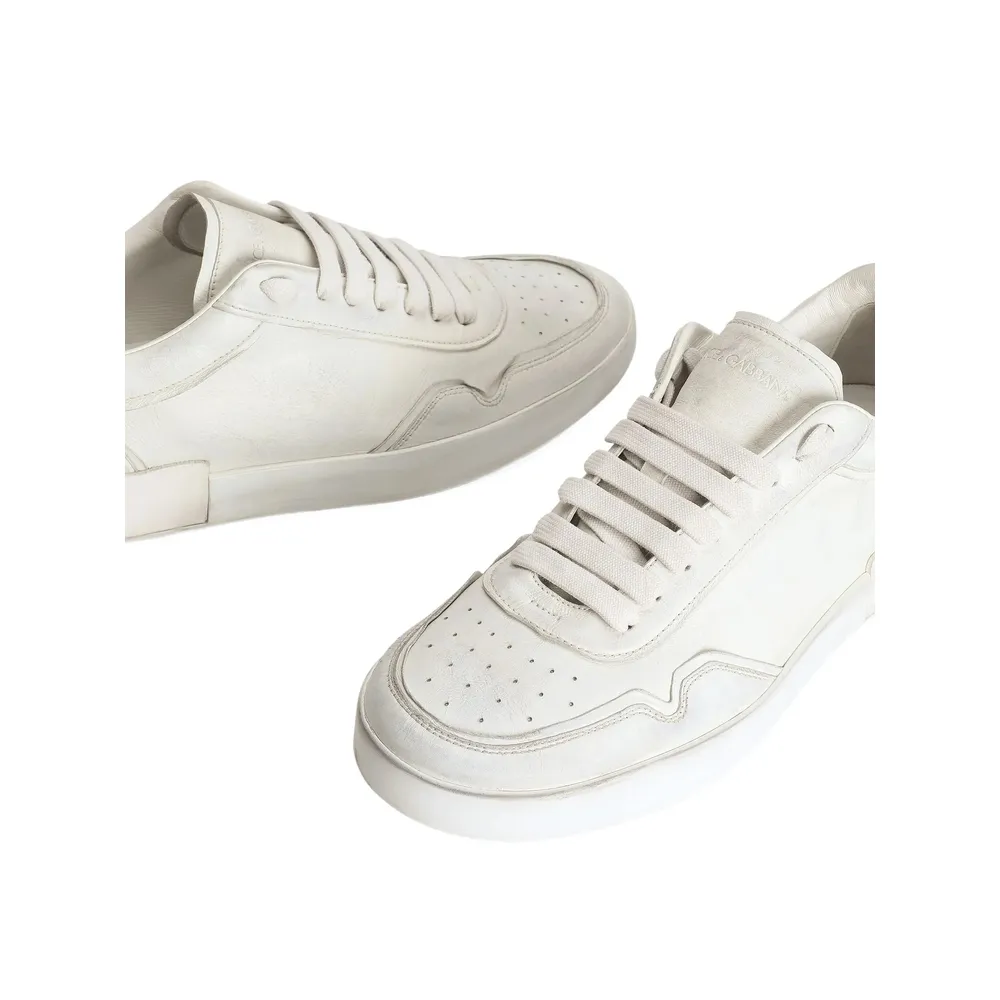 Portofino Leather Lace-Up Trainers