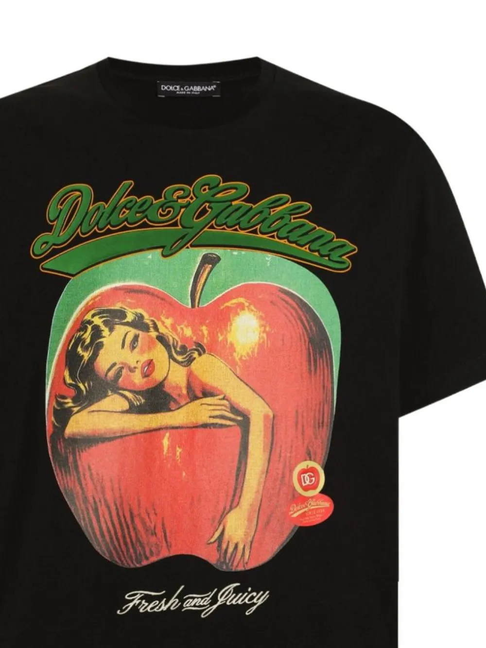 Apple Print T-Shirt