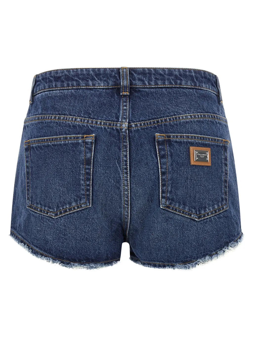 Frayed Denim Shorts