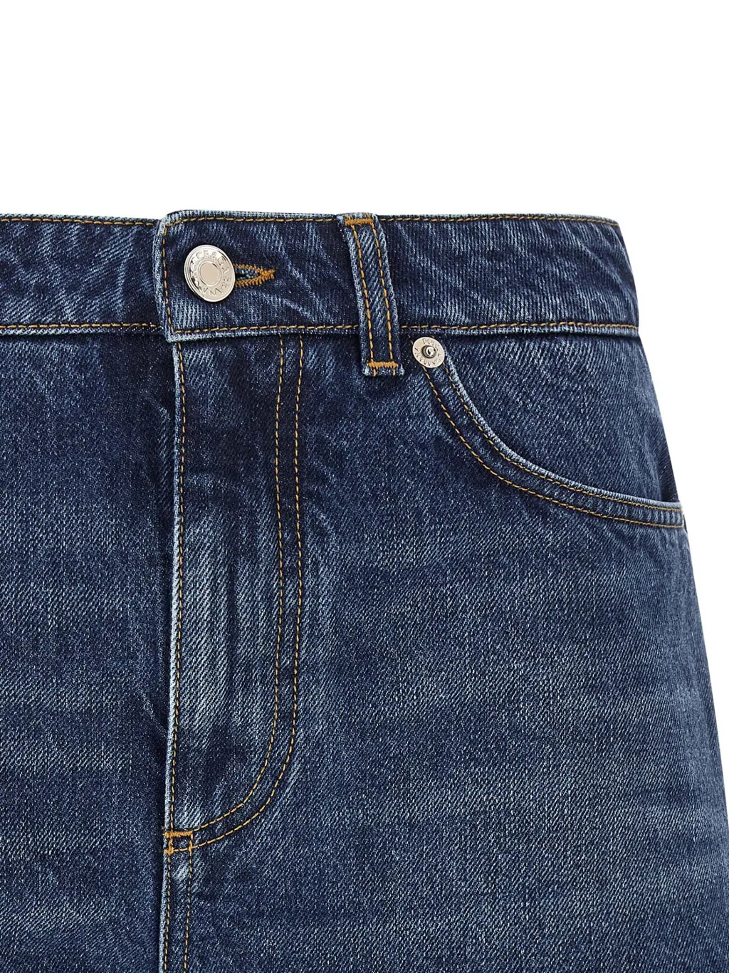 Frayed Denim Shorts