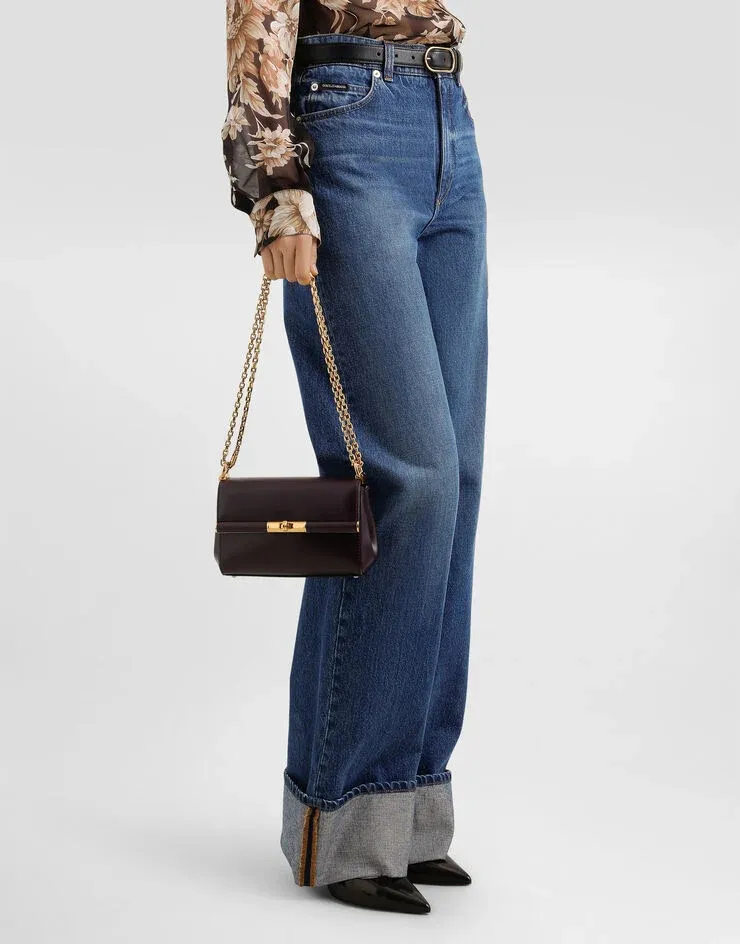 Mini Marlene City Chain-Strap Clasp-Fastening Bag