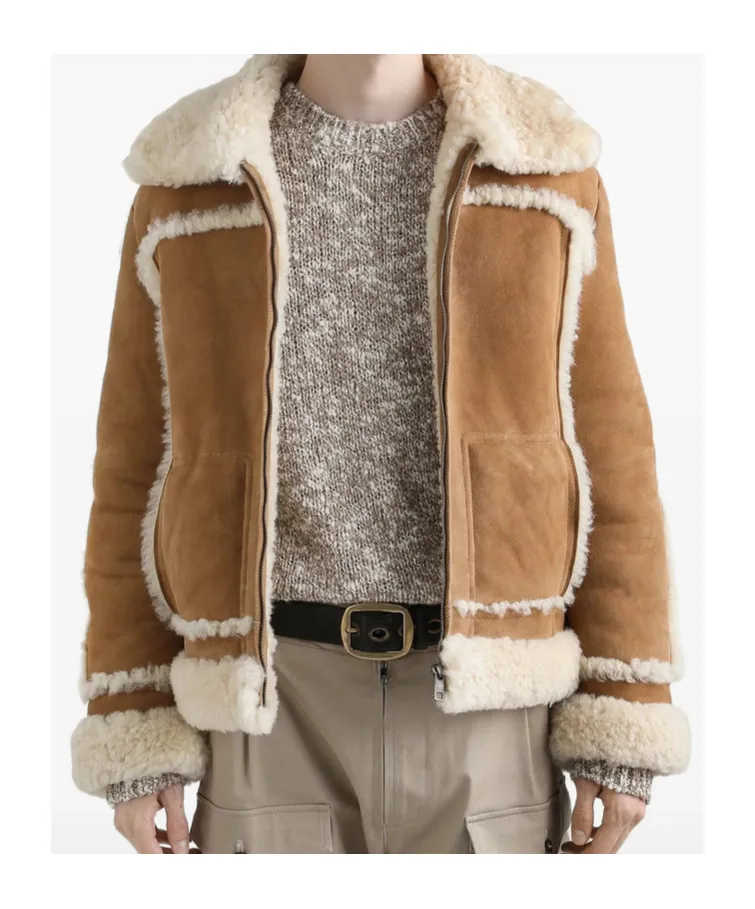 Suede Shearling Jacket