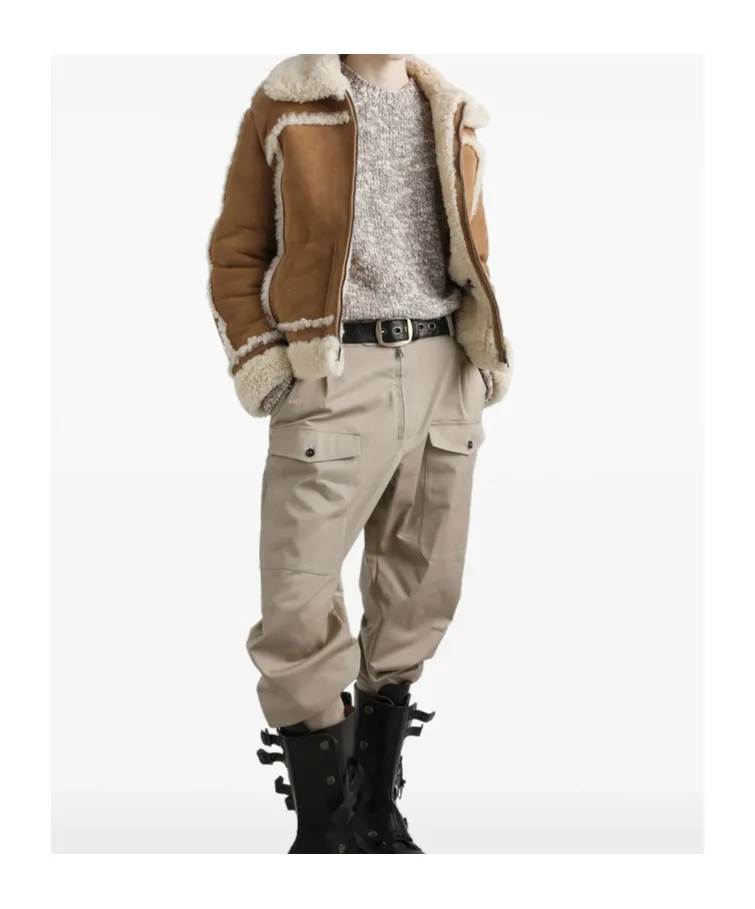 Suede Shearling Jacket