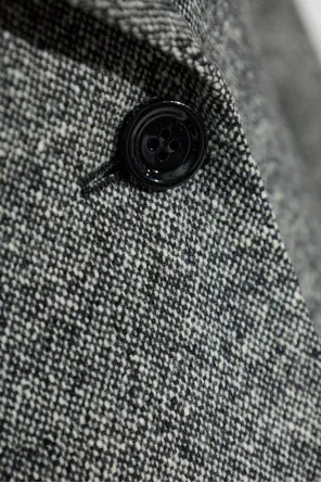 Single-Button Tweed Jacket