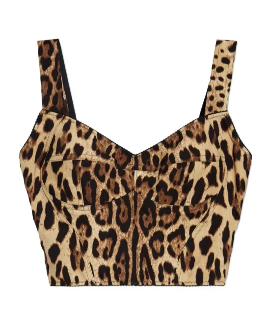 Leopard-Print Tank Top