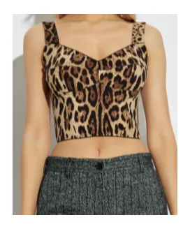 Leopard-Print Tank Top