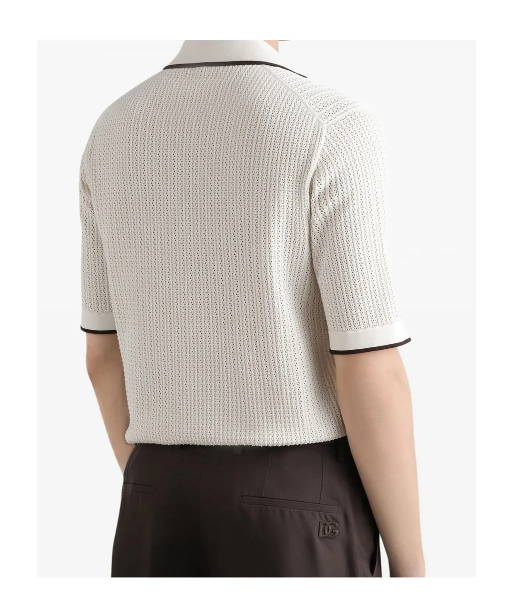 Knitted Short-Sleeve Shirt
