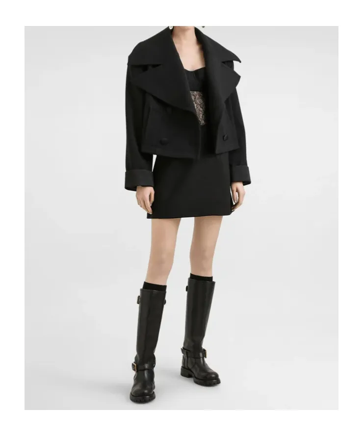 Pocket-Detail Mini Skirt