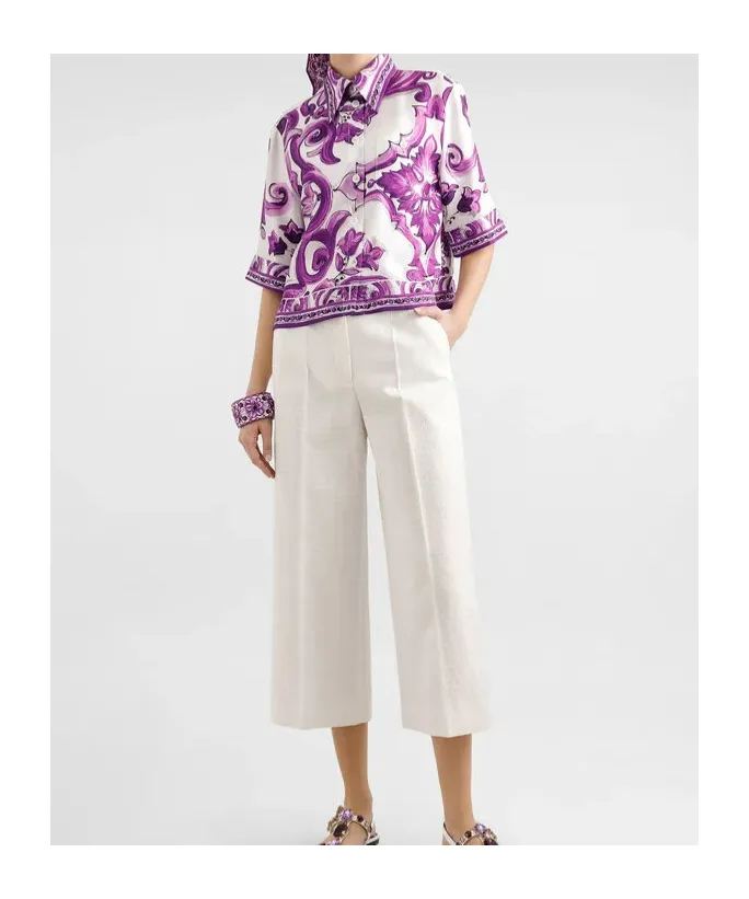 Majolica-Print Shirt