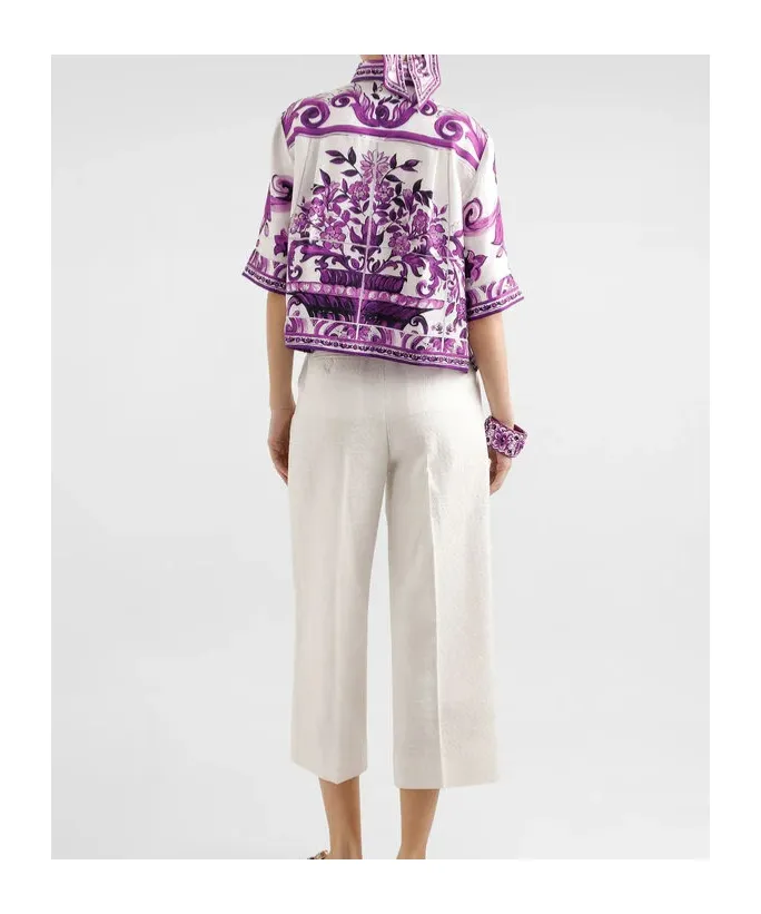 Majolica-Print Shirt