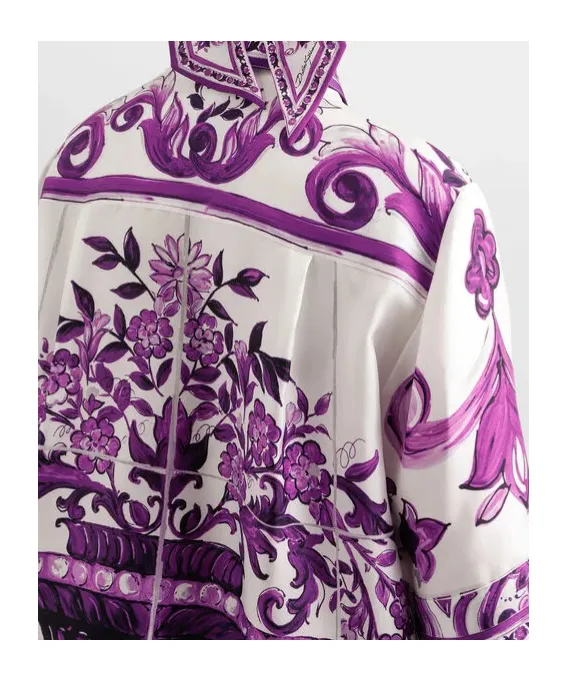 Majolica-Print Shirt