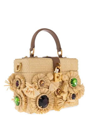 Crystal-Embellished Tote Bag