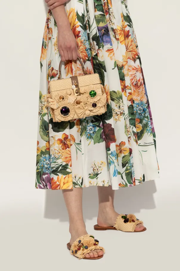 Crystal-Embellished Tote Bag