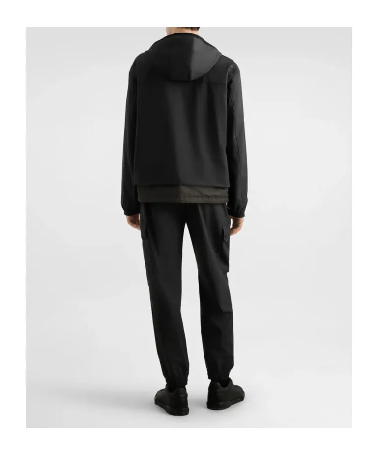 Wool Blend Cargo Trousers