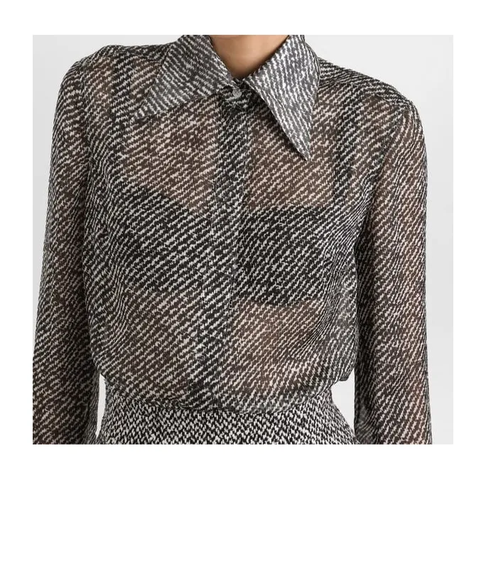 Diagonal-Stripe Shirt