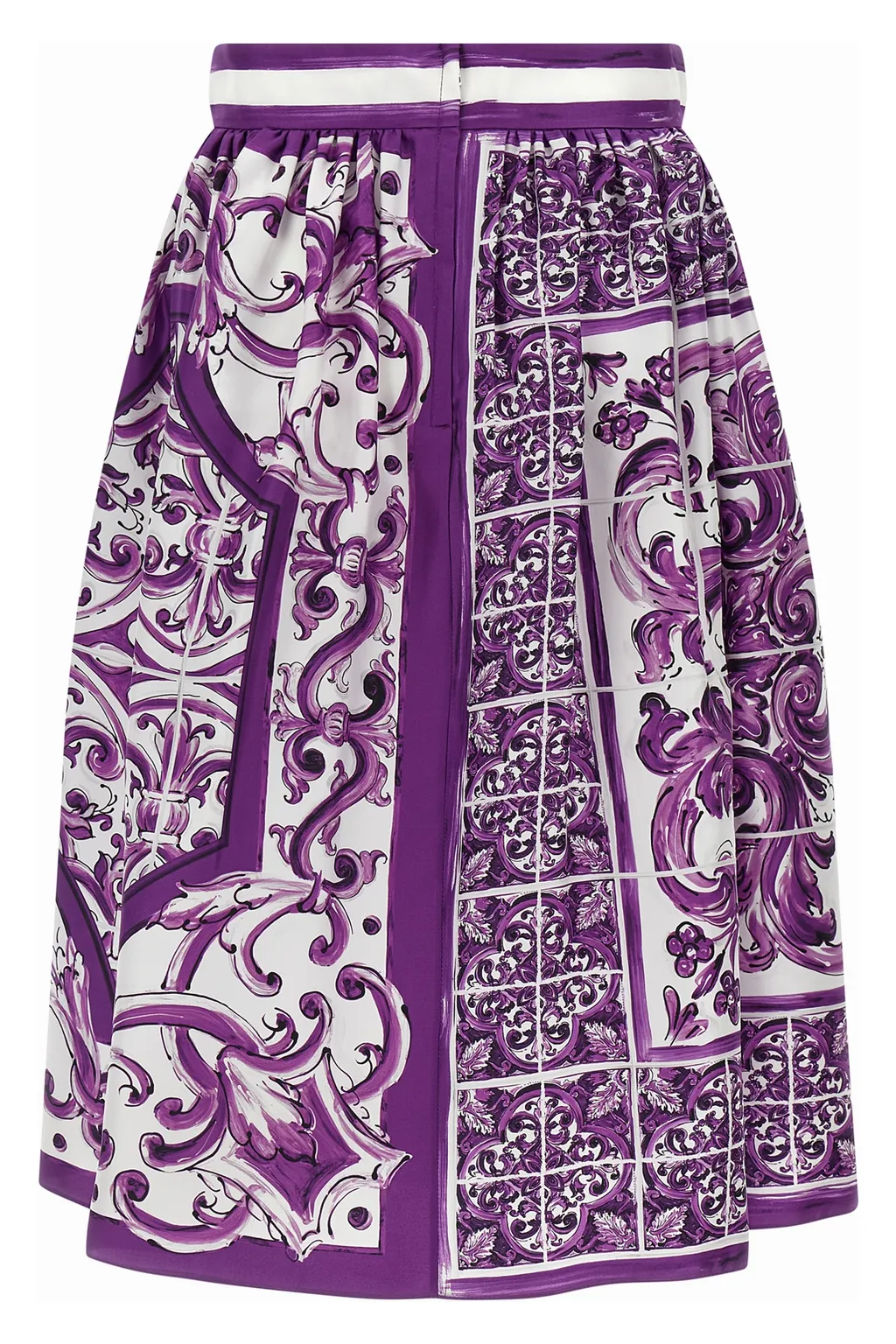 Silk Midi Skirt