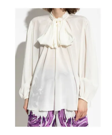 Bow-Detailed Shirt