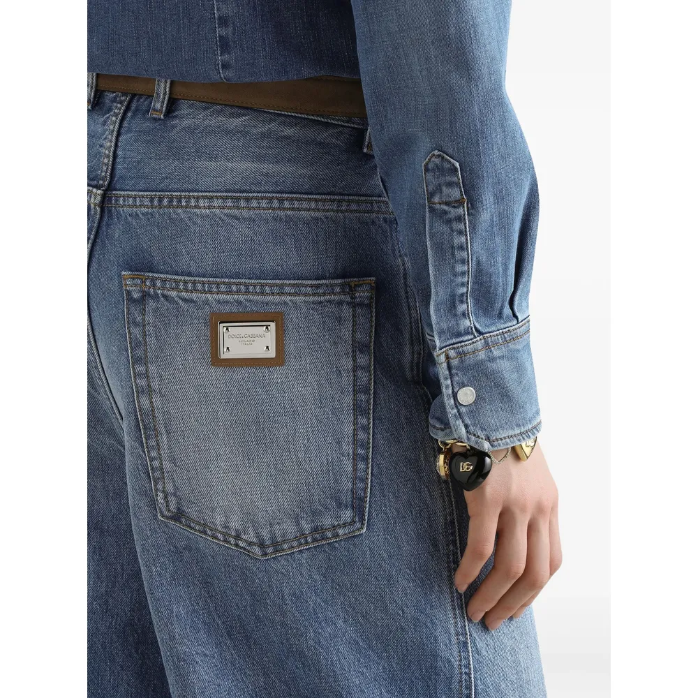 Logo Plaque Jeans