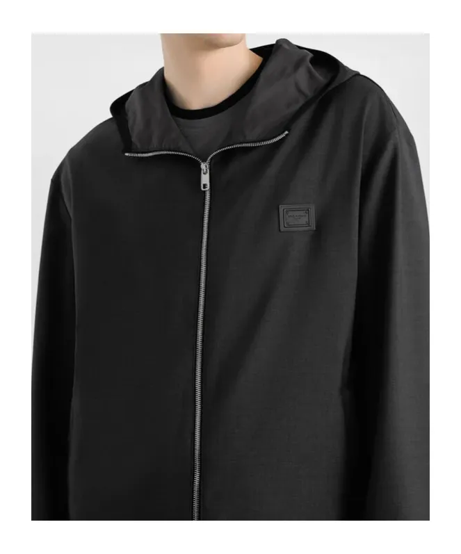 Zip-Up Hooded Jacket