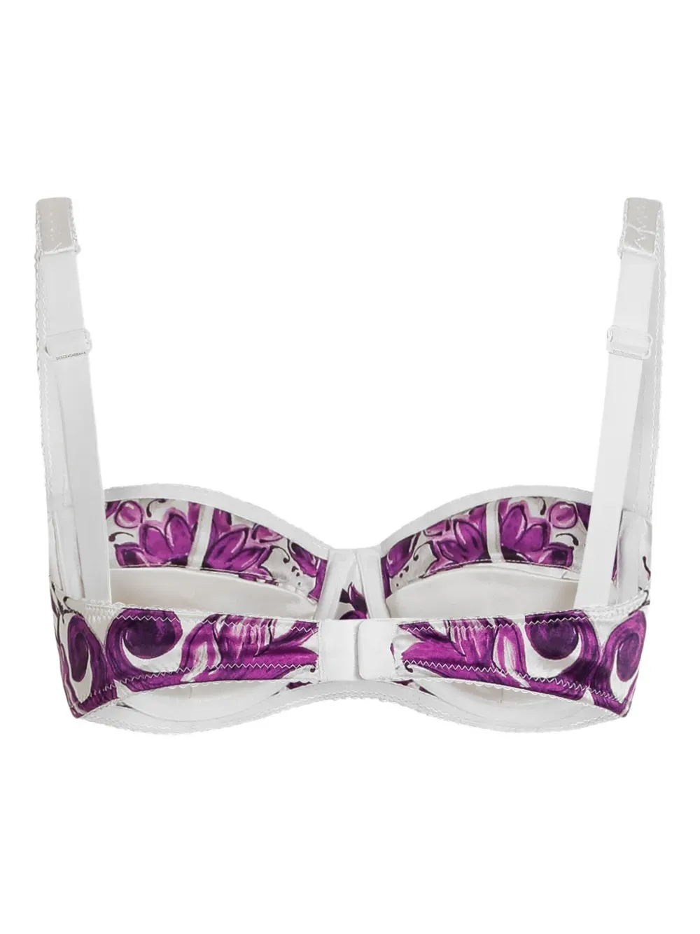 Graphic-Print Bra