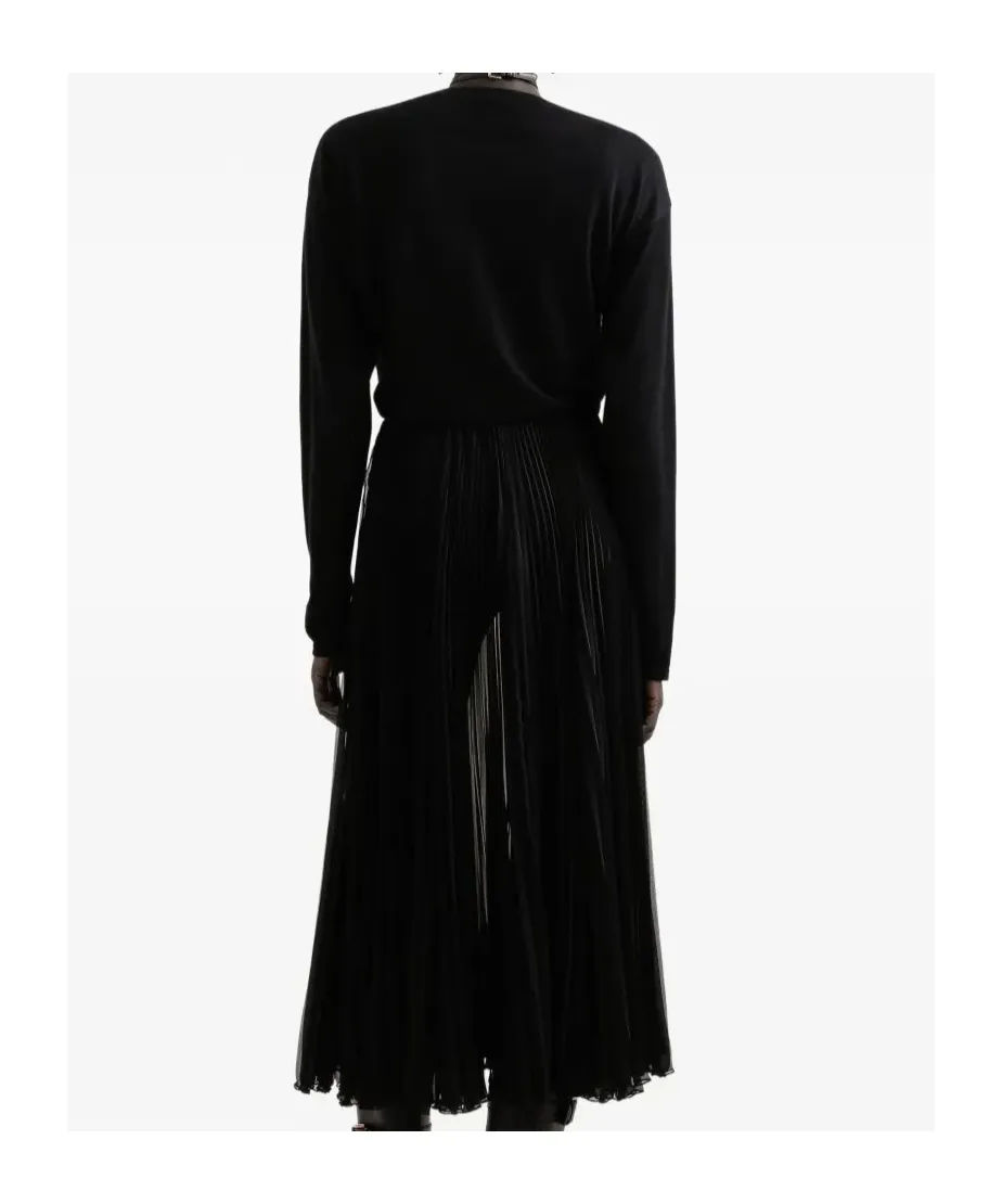 Knotted Long-Sleeve Cardigan