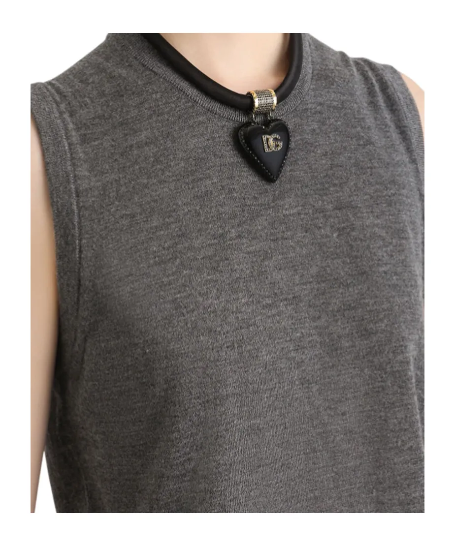Sleeveless Ribbed Vest