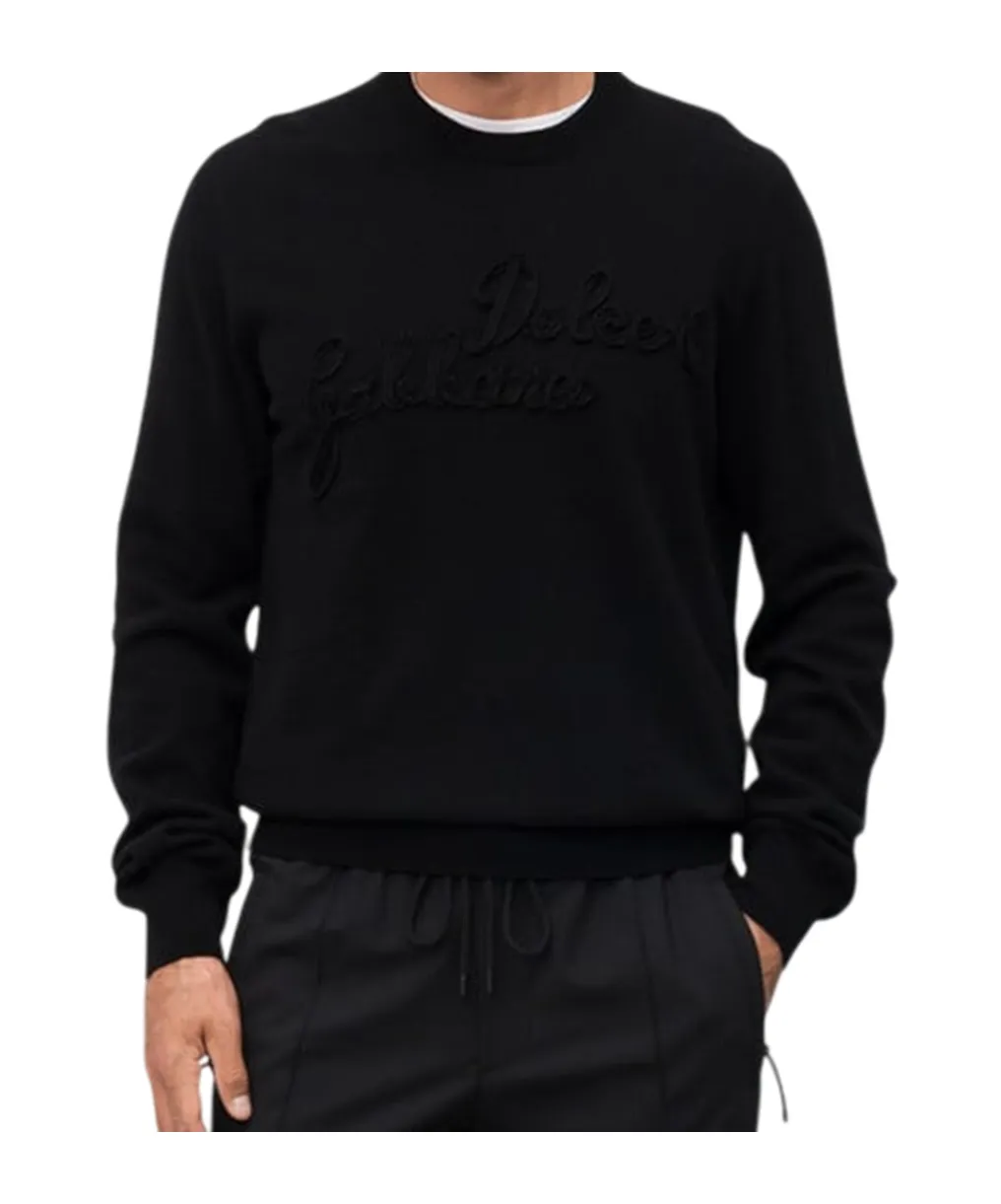 Logo Patch Crewneck Pullover