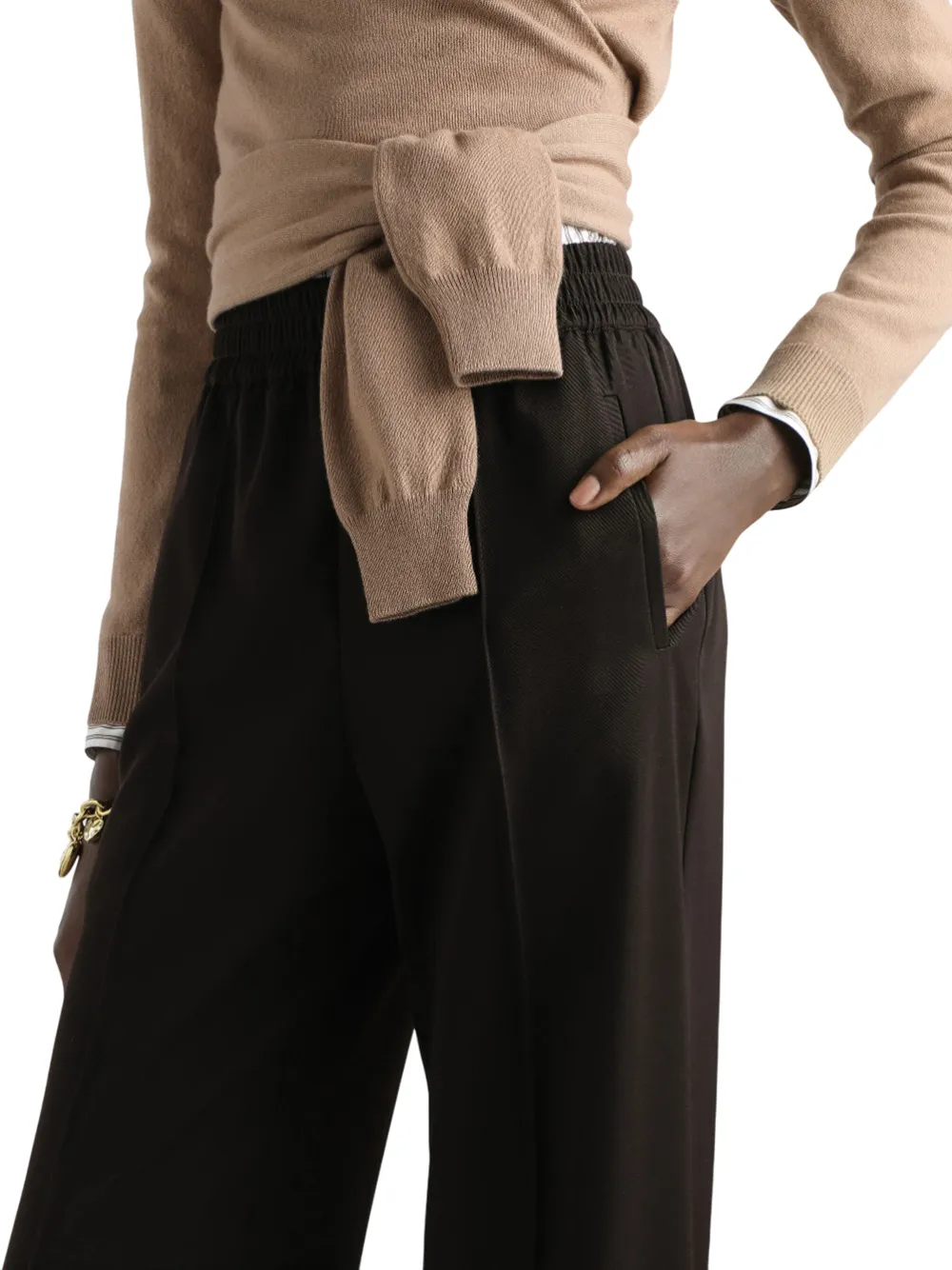 Elastic-Waistband Trousers