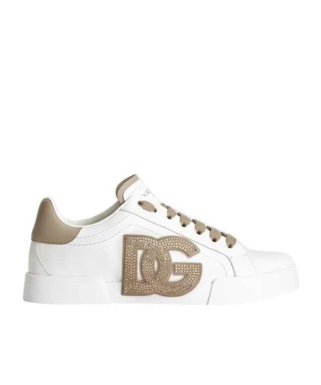 Portofino Logo-Embellished Low-Top Sneakers