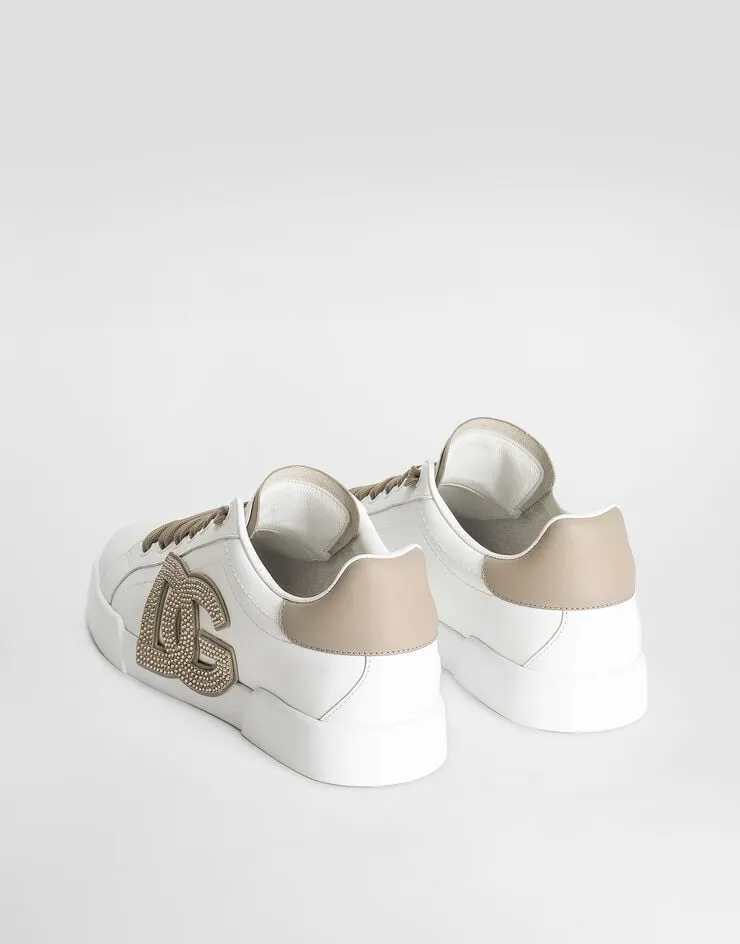 Portofino Logo-Embellished Low-Top Sneakers